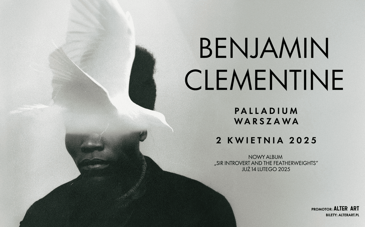 Benjamin Clementine przyjedzie do Warszawy