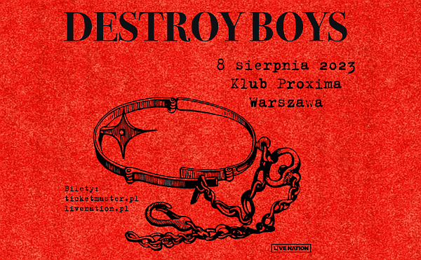 Destroy Boys już jutro w Warszawie