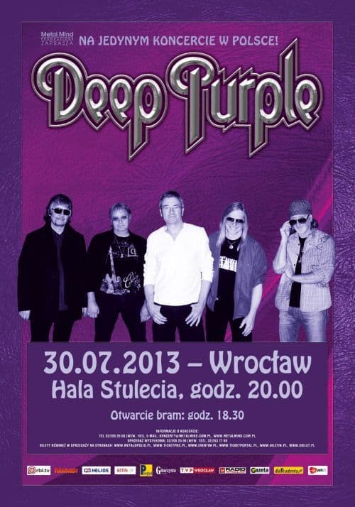 Deep Purple - Hala Stulecia - Wrocław