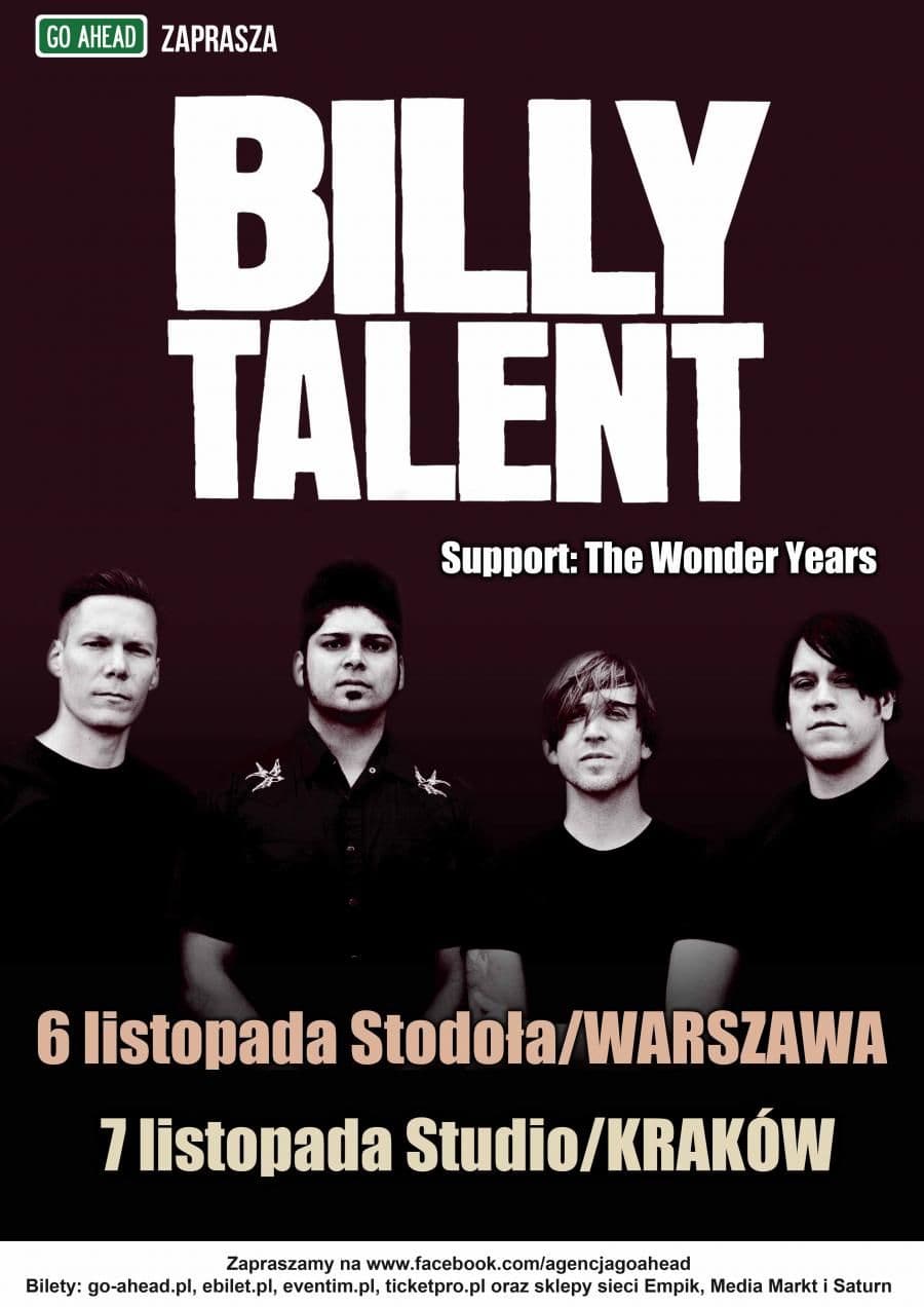 Billy Talent - Stodoła - Warszawa