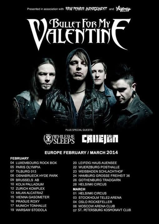 Bullet For My Valentine - Stodoła - Warszawa