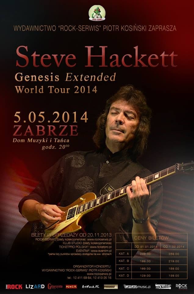 Steve Hackett - Dom Muzyki I Tańca  - Zabrze
