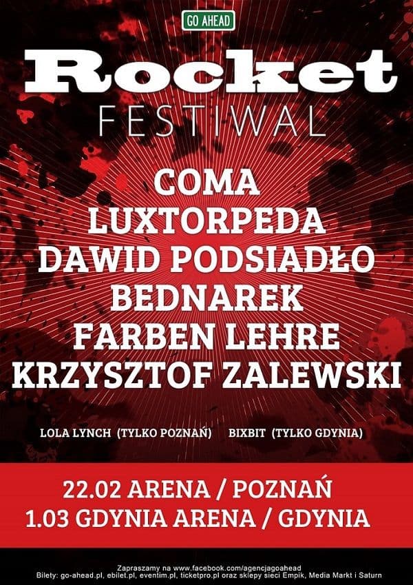 Rocket Festiwal - Arena - Poznań