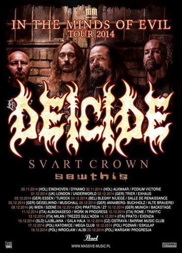 Deicide - Progresja Music Zone - Warszawa