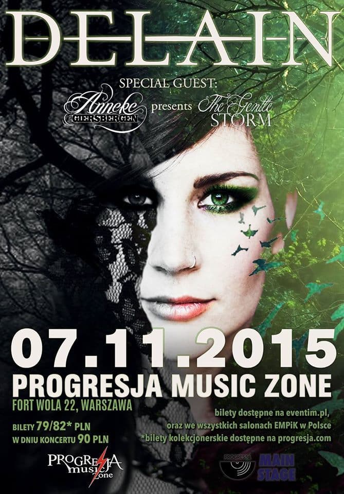 Delain - Progresja Music Zone - Warszawa