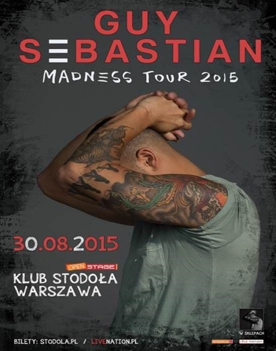 Guy Sebastian - Stodoła - Warszawa
