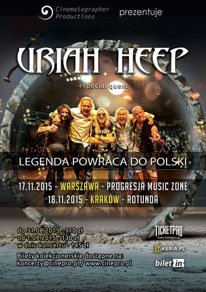 Uriah Heep - Rotunda - Kraków