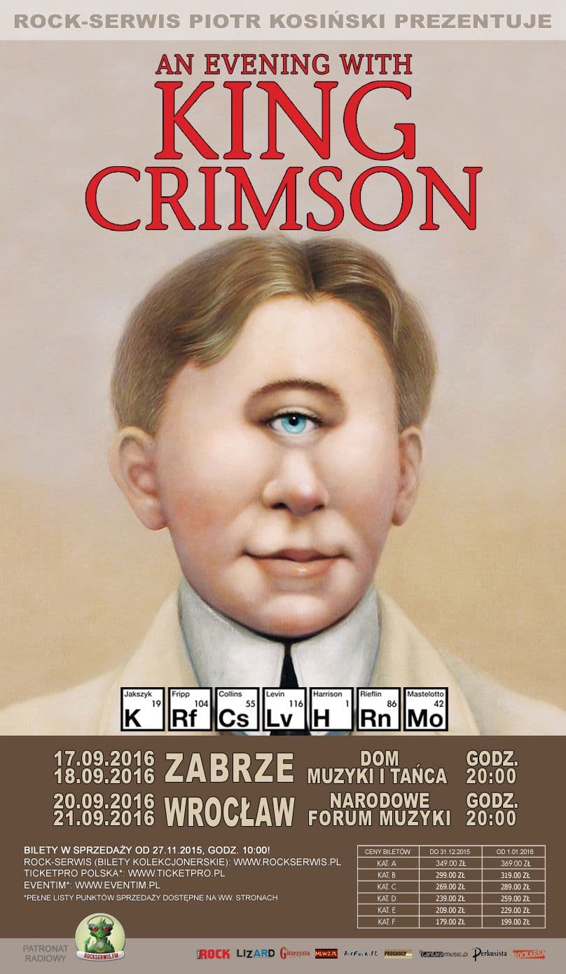 King Crimson  - Dom Muzyki i Tańca - Zabrze