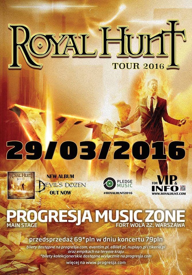 Royal Hunt - Progresja Music Zone - Warszawa