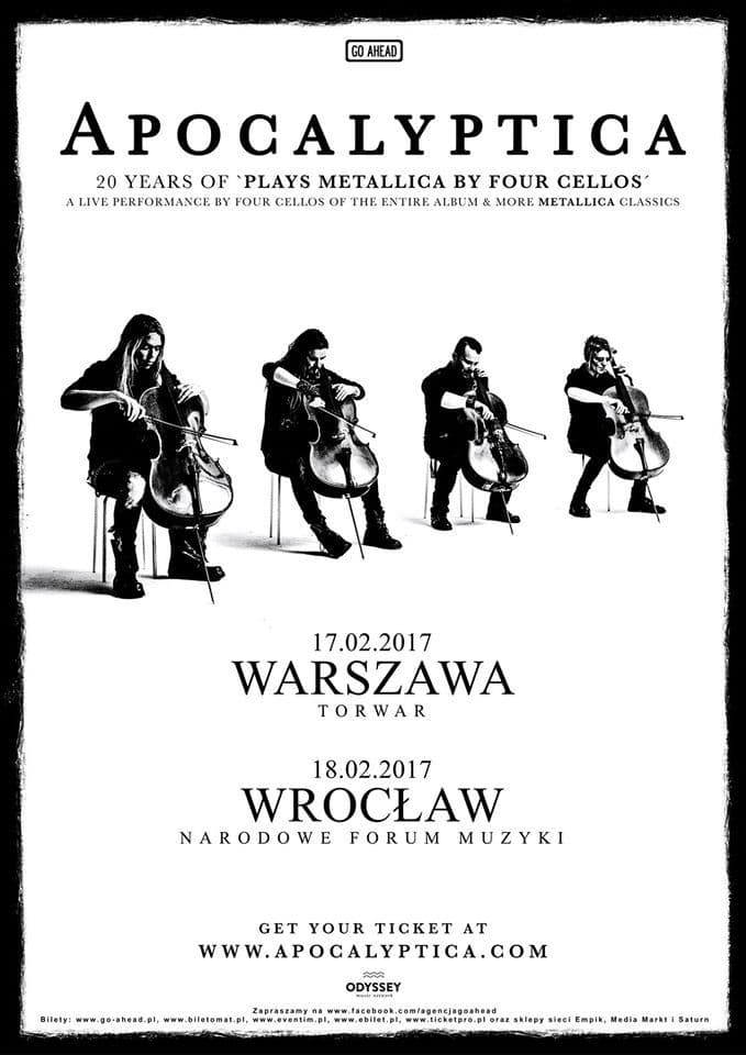Apocalyptica - Torwar - Warszawa