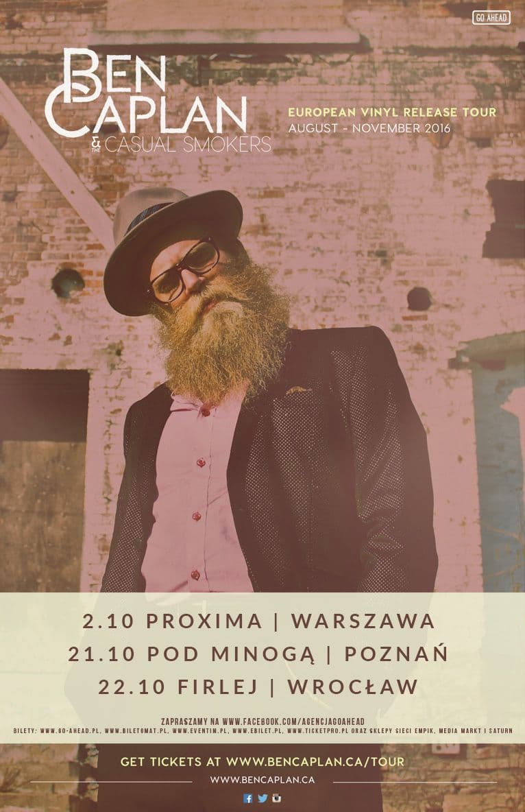Ben Caplan & The Casual Smokers - Pod Minogą - Poznań