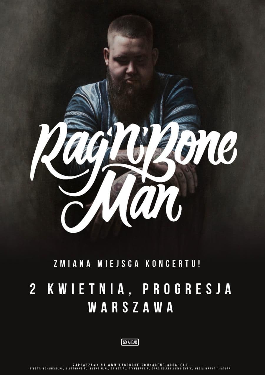 Rag'n'Bone Man - Progresja - Warszawa