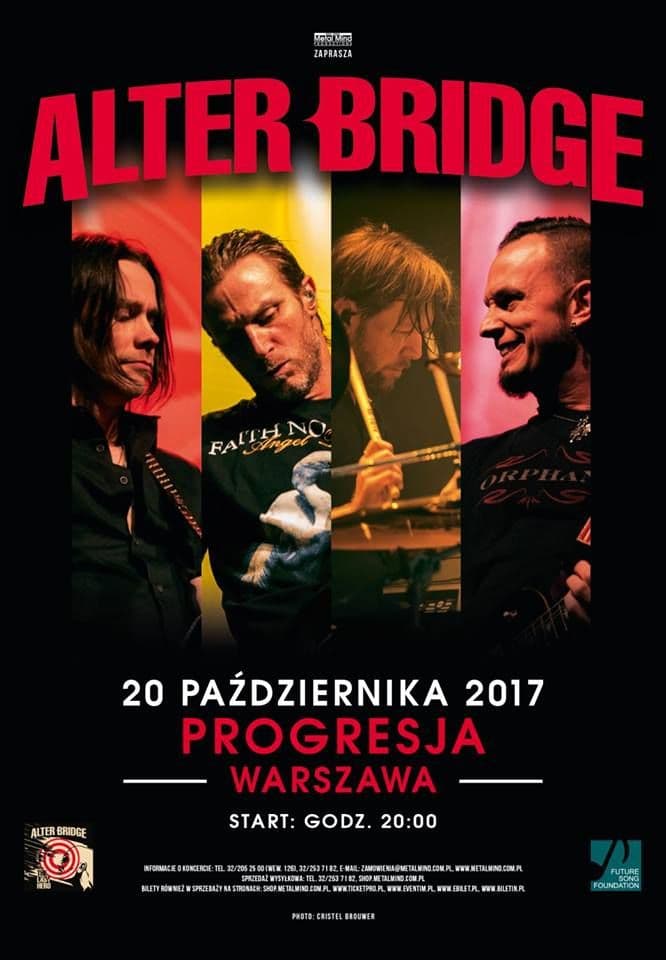 Alter Bridge - Progresja - Warszawa