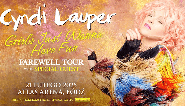 Cyndi Lauper przyjedzie do Łodzi