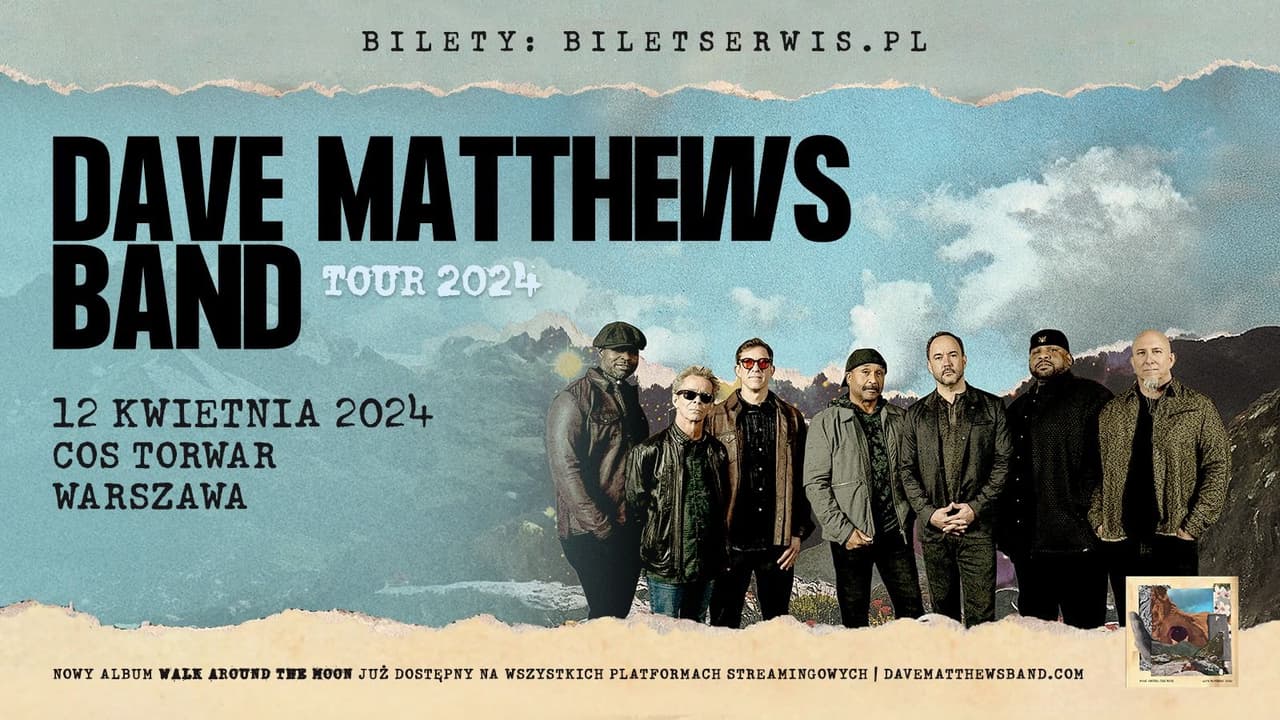 Dave Matthews Band wróci do Warszawy