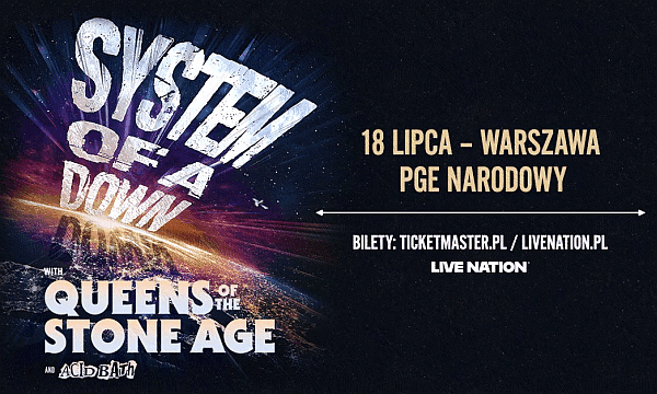 System Of A Down zagra w Warszawie