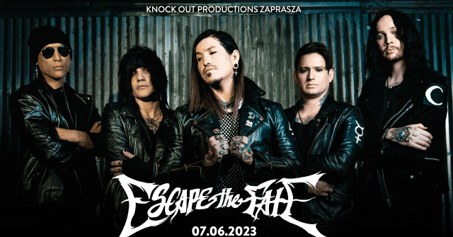Escape The Fate przyjedzie do Warszawy