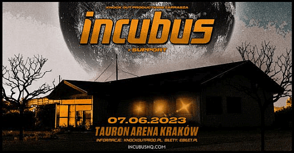 Incubus zagra w Krakowie