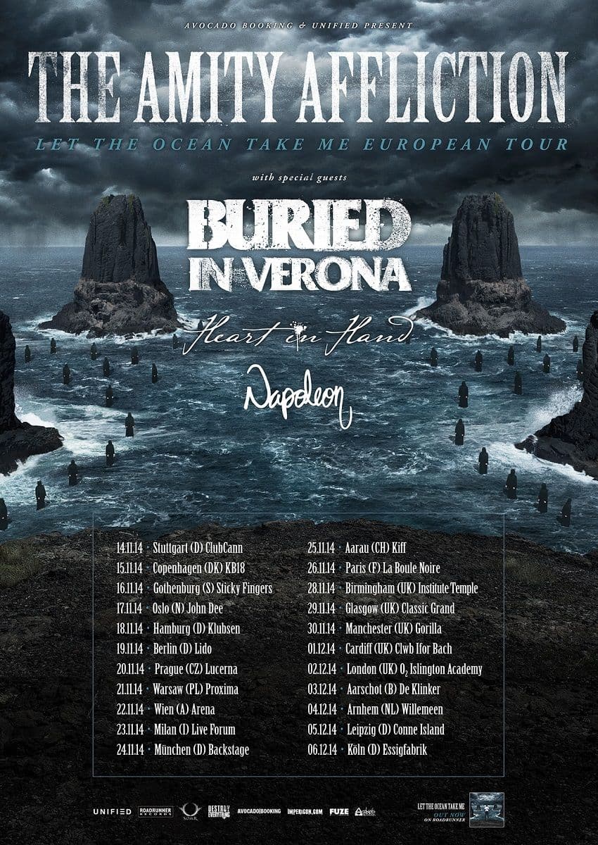 The Amity Affliction - Proxima - Warszawa