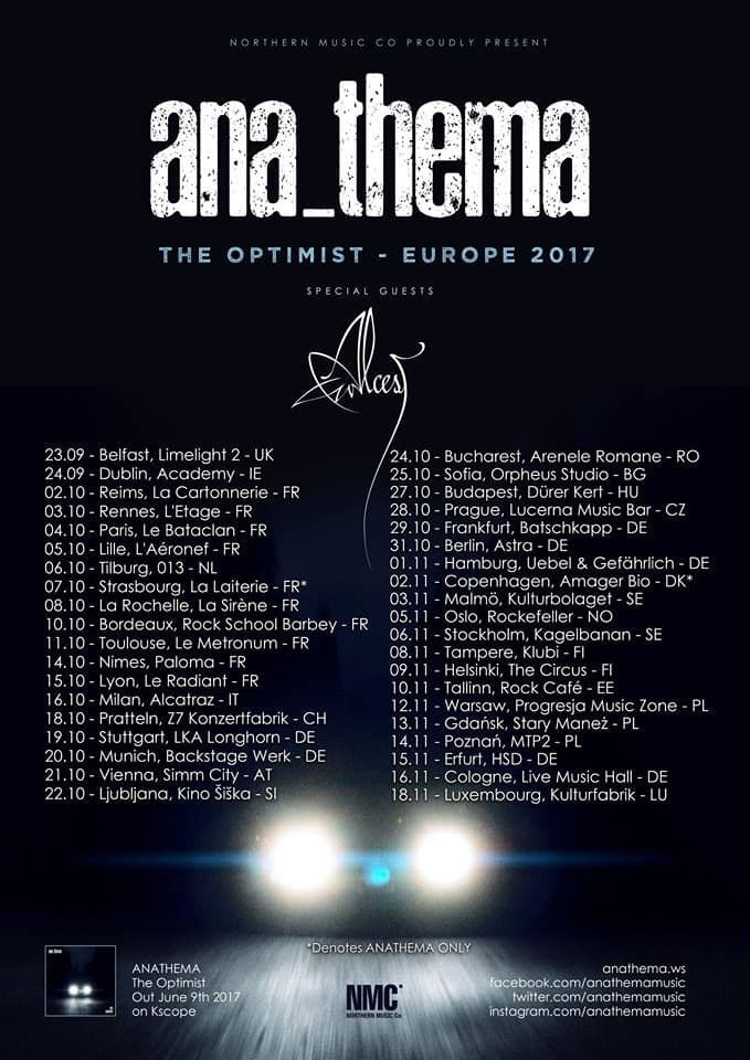 Anathema - Hala nr.2 MTP - Poznań