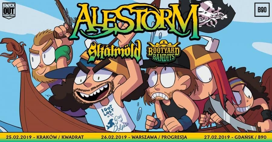 Alestorm na trasie po Polsce