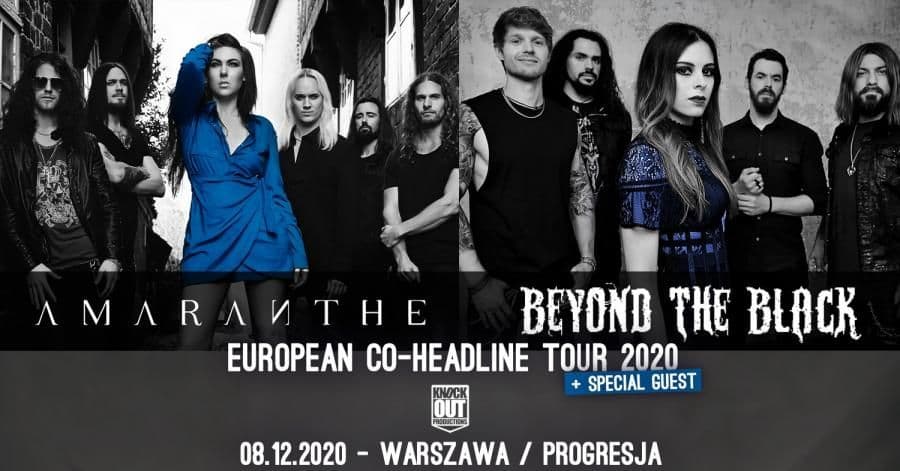 Amaranthe i Beyond The Black na wspólnym koncercie w Polsce