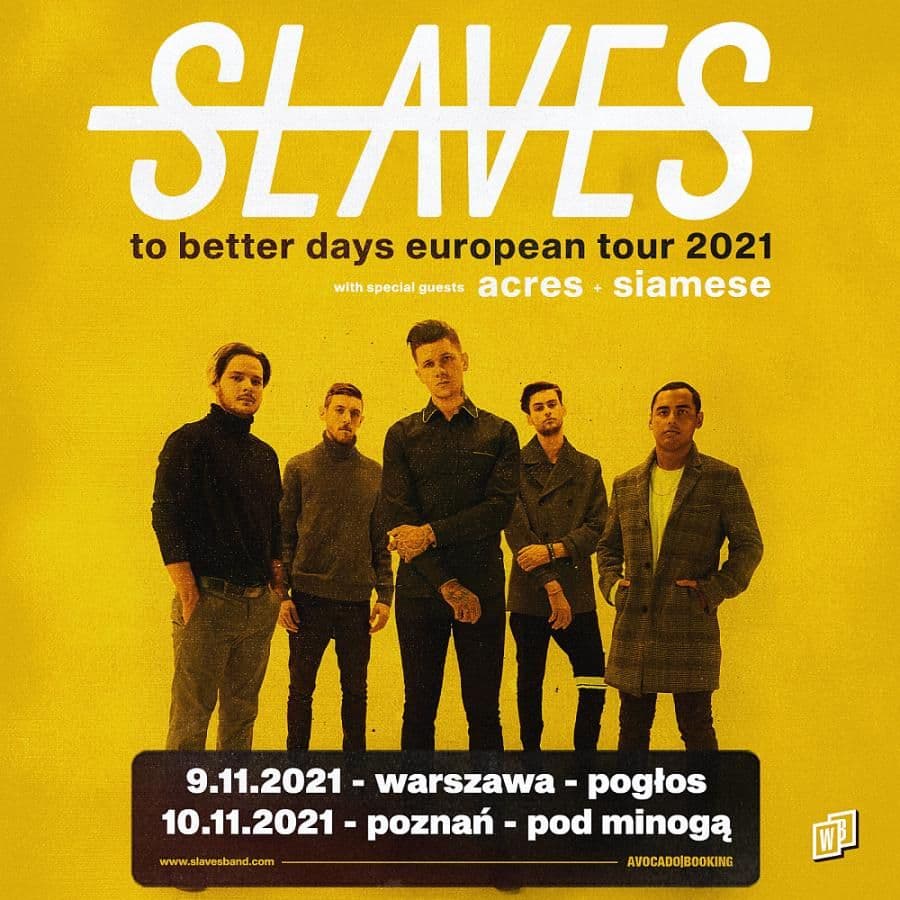 Amerykańska grupa Slaves dwa razy w Polsce