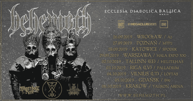 Behemoth zaprasza na trasę "Ecclesia Diabolica Baltica"