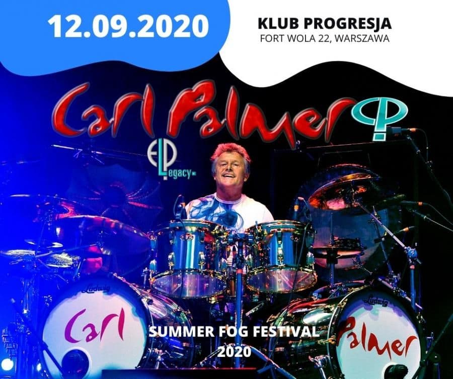 Carl Palmer wystąpi na warszawskim Summer Fog Festival
