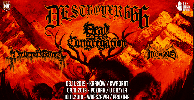 Destroyer 666 i Dead Congregation w Polsce