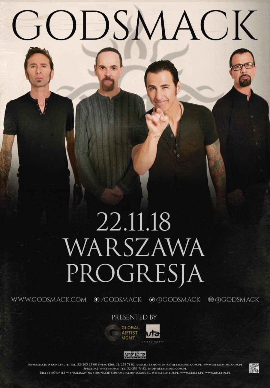 Godsmack wystąpi w Warszawie