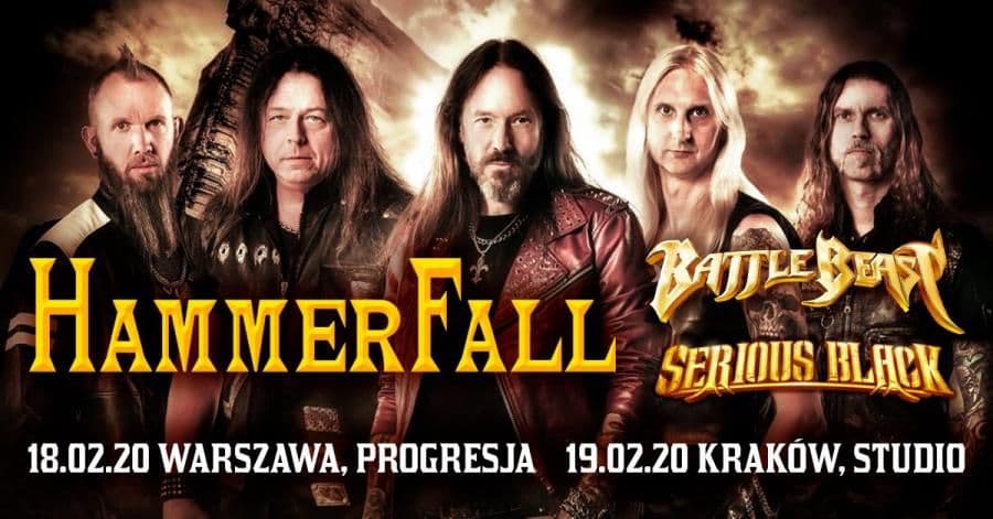 Hammerfall na dwóch koncertach w Polsce