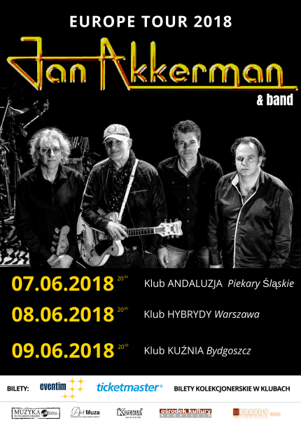 Jan Akkerman na trzech koncertach w Polsce