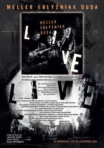 Koncertowy album od Meller/Gołyźniak/Duda