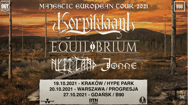 Korpiklaani i Equilibrium na trzech koncertach w Polsce