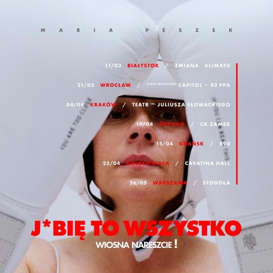 Maria Peszek na wiosennej trasie po Polsce