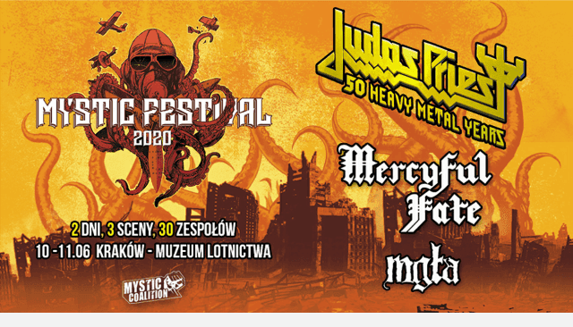 Mercyful Fate na krakowskim Mystic Festival 2020
