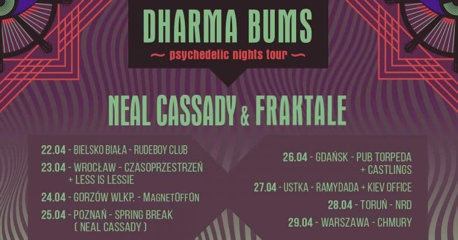 Neal Cassady i Fraktale zapraszają na kwietniową trasę