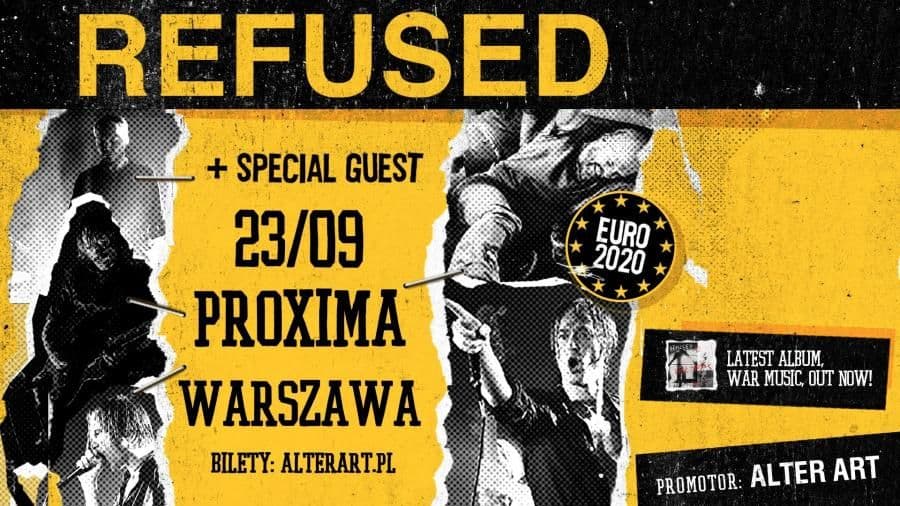 Refused zagra w Warszawie