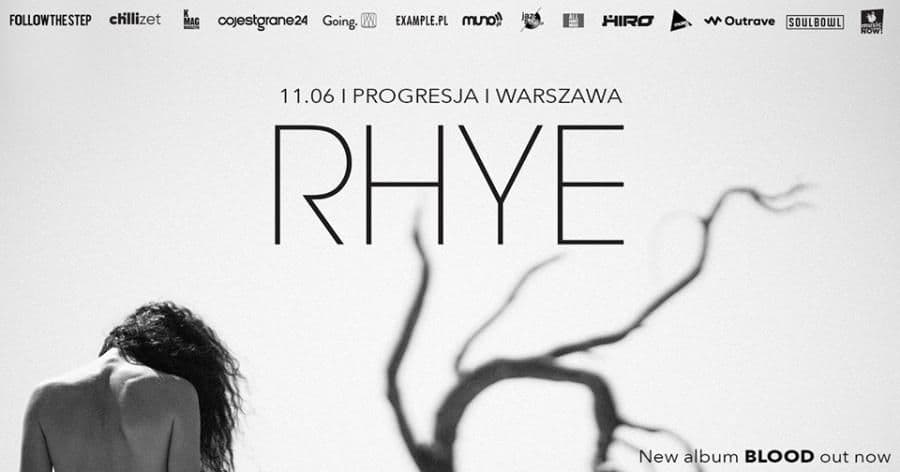 Rhye za 4 dni w Warszawie