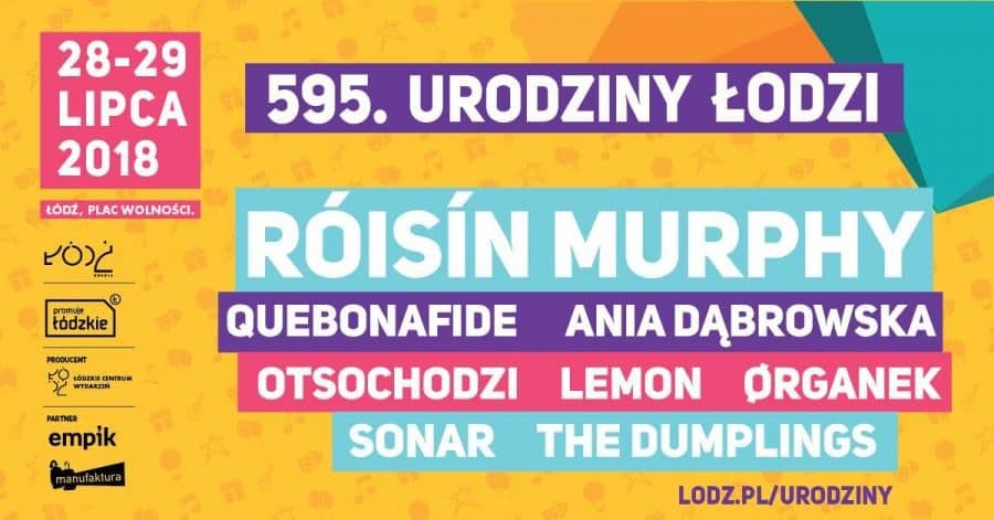 Róisín Murphy na 595 urodzinach Łodzi