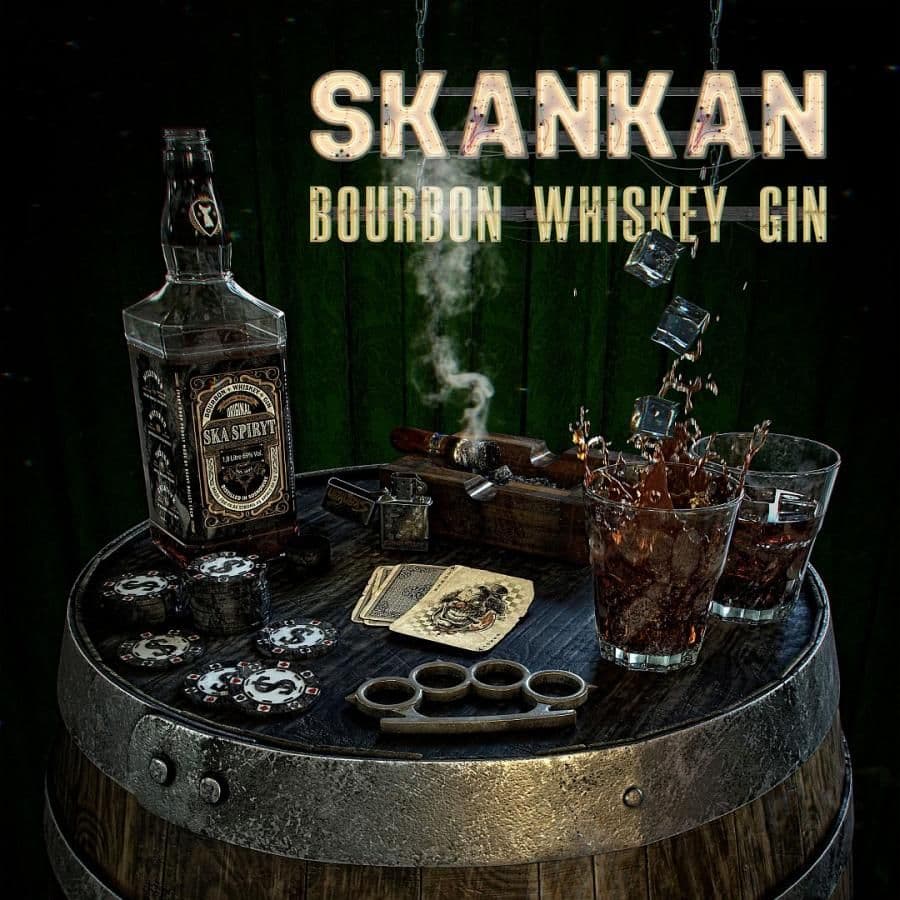 Skankan serwuje 'Bourbon Whiskey Gin'
