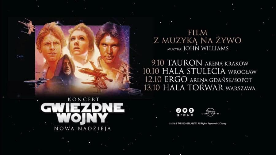 "Star Wars in Concert: Nowa nadzieja" po raz pierwszy w Polsce