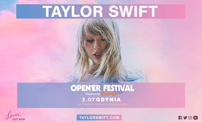 Taylor Swift pierwszym headlinerem Opener 2020