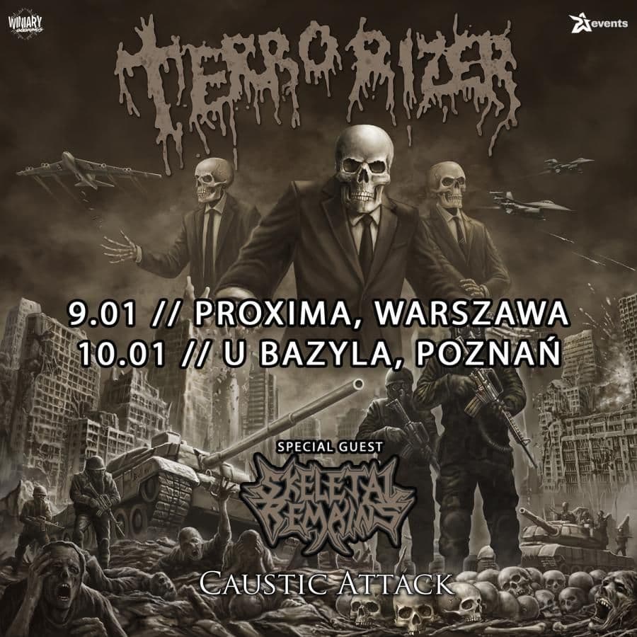 Terrorizer i Skeletal Remains zagrają w Polsce