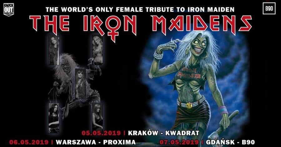 The Iron Maidens na trzech koncertach w Polsce
