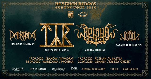 Tyr i Arkona na wspólnych koncertach w Polsce