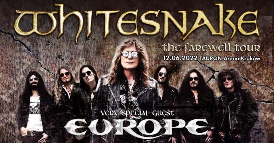 Whitesnake i Europe na koncercie w Krakowie