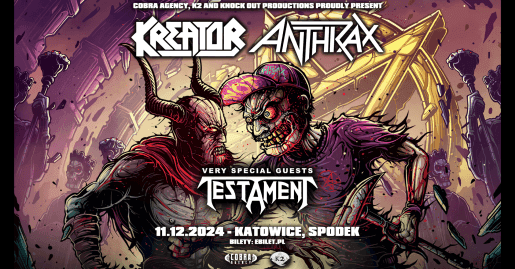 Thrash ‘Till Death Tour w grudniu w Katowicach